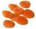 Apricot portion at maturity